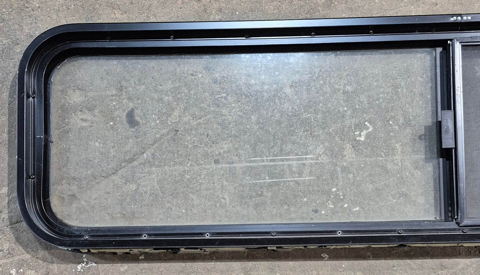 Used Black Radius Opening Window : 59 1/4