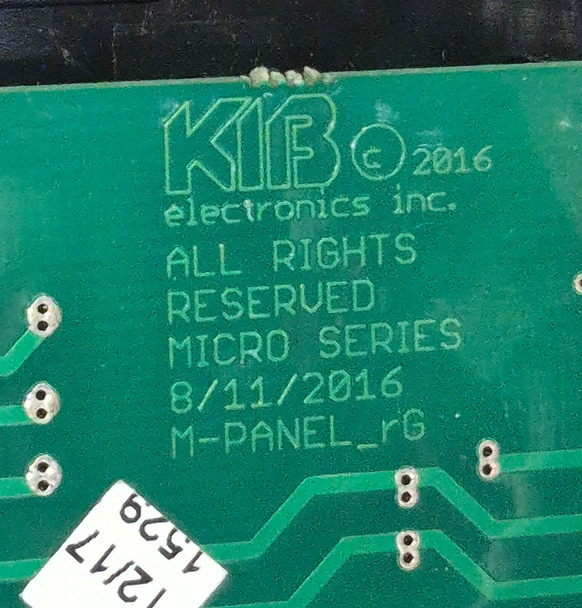 Used KIB Micro Monitor SUBPCBM2 - PCBM2-C  - YYZ - Black