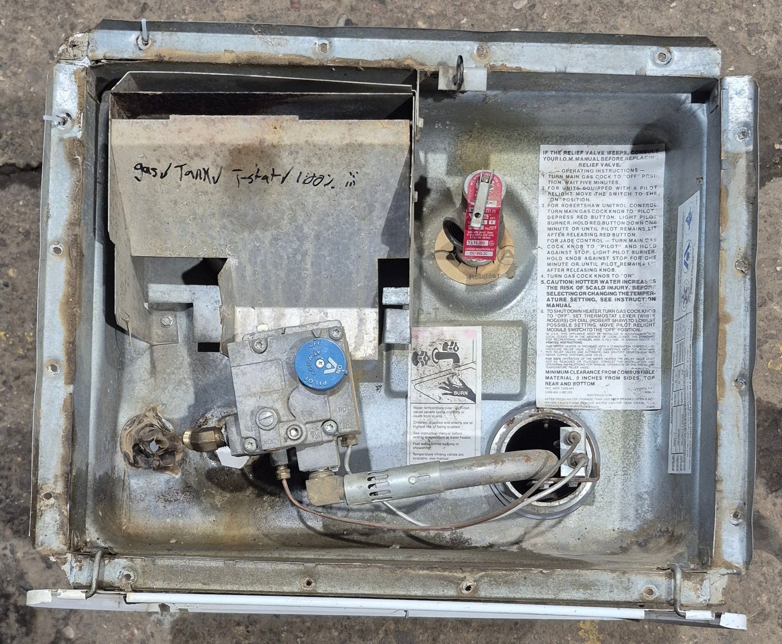 Used Complete G6A-7 Atwood Hot Water Heater 6 Gallon