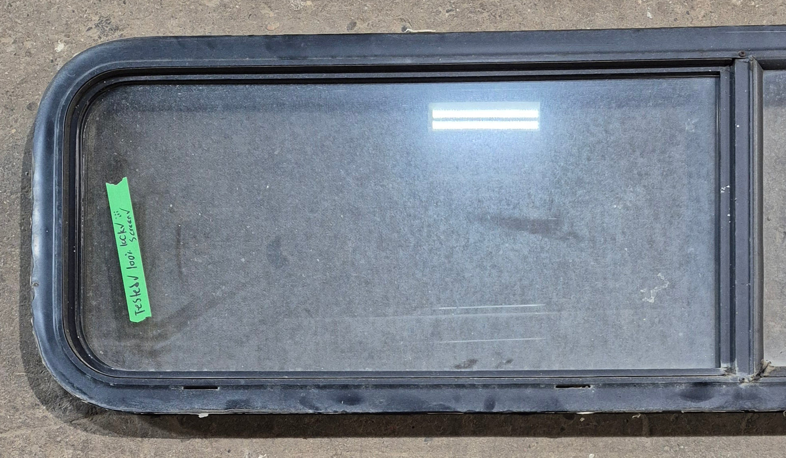 Used Black Radius Opening Window : 59 1/4