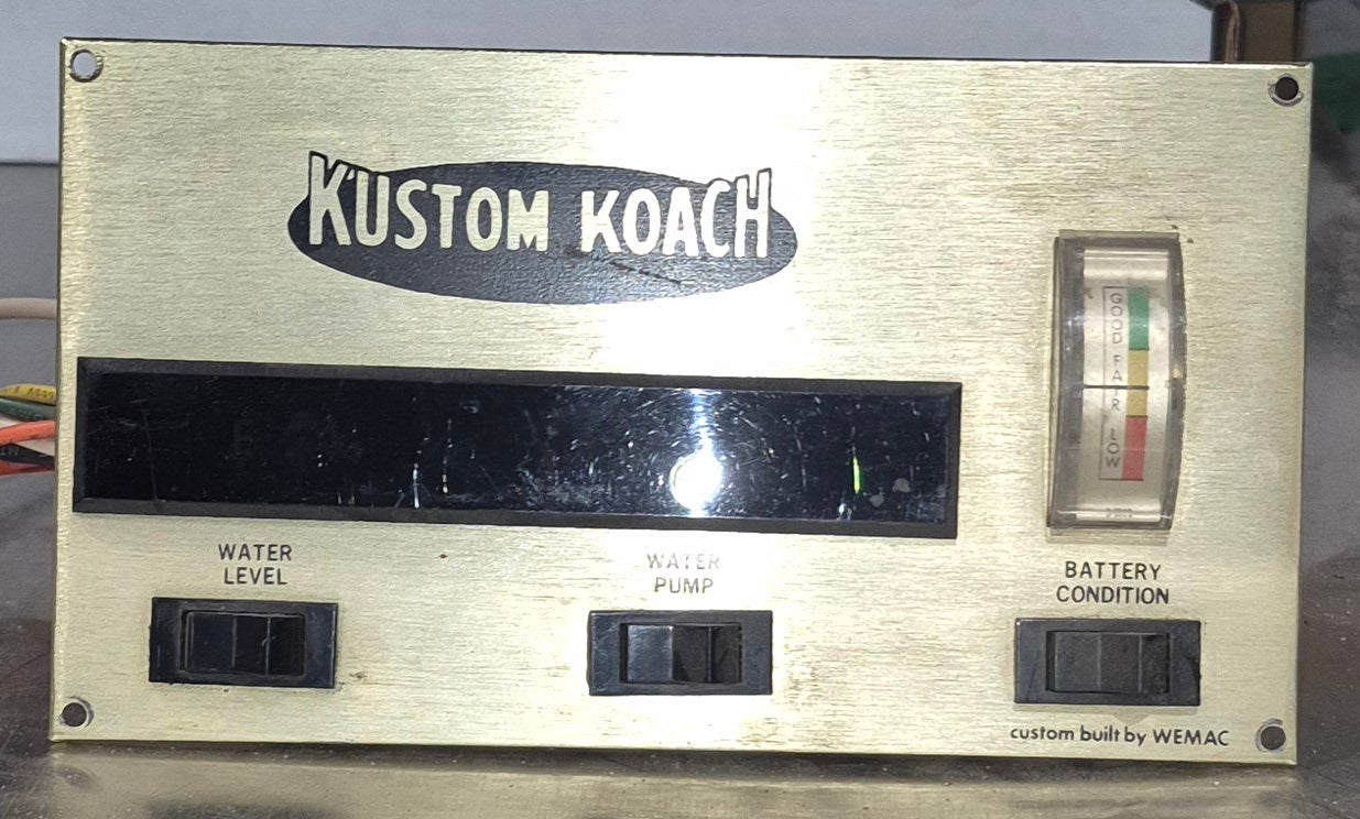 Used Jensen / Wemac, Kustom Koach Branded Control Panel - 8500