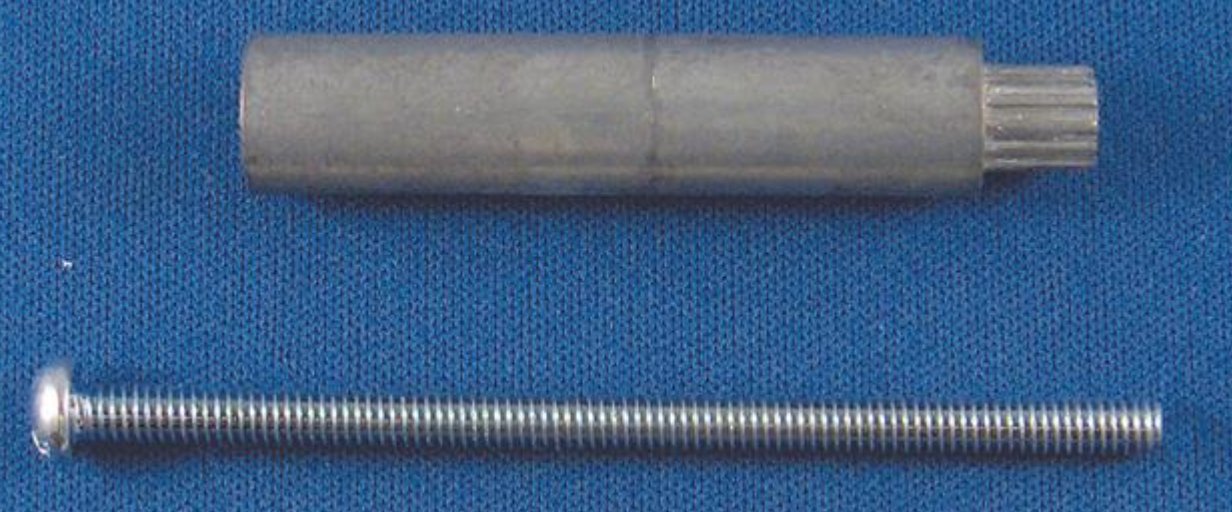 Roof Vent Crank Handle Extension Strybuc 834C 2" Metal Extension, With Screw, Carded - Young Farts RV Parts