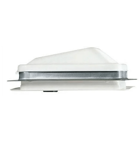 Roof Vent Ventline V2094SP - 28 Manual Opening, 14 - 1/4" x 14 - 1/4", With Screen, With 12 Volt Fan, Polypropylene - Young Farts RV Parts