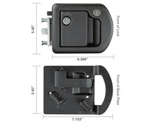 Load image into Gallery viewer, RV Designer T507 MOTORHOME Entry lock - Black - Young Farts RV Parts