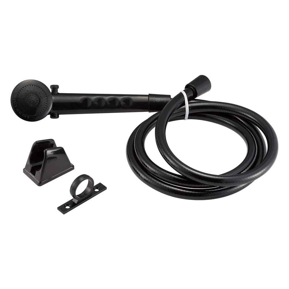 RV Shower Head & Hose - Black - Young Farts RV Parts