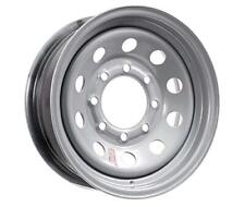 16X6 HD Trailer Wheel Mini Modular Silver - 8 x 6.50 Inch Bolt Pattern - Young Farts RV Parts