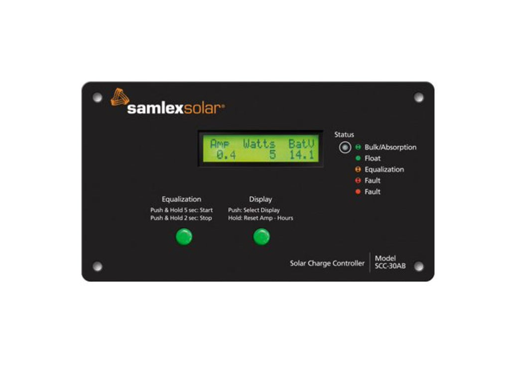Samlex SCC-30AB 30A Solar Charger Controller - Young Farts RV Parts
