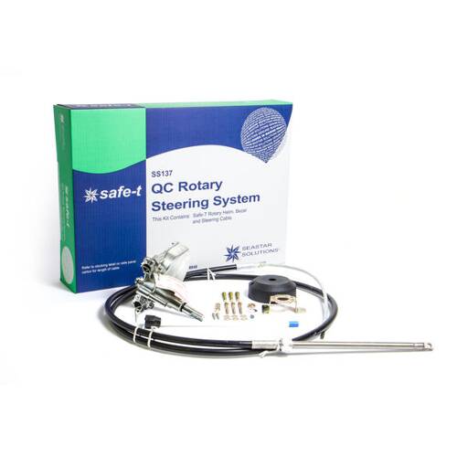 SEASTAR Boat Rotary Steering System Mechanical - With 15' Length Steering Cable - SS13715 - Young Farts RV Parts