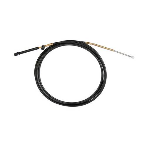 SEASTAR Marine Engine Control Cable; 18' Length; Black; Stainless Steel - CCX18918 - Young Farts RV Parts