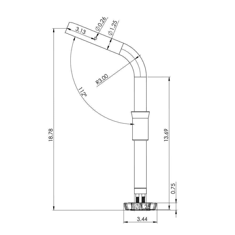 ShadeFin Fixed Rod Holder Mount - Young Farts RV Parts