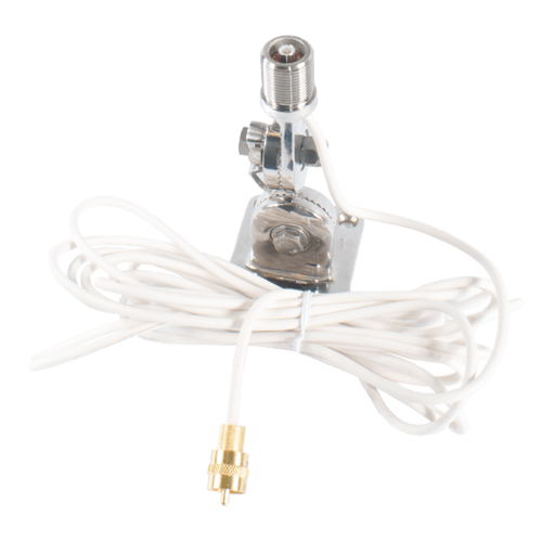 Shakespeare Antenna Mount - Four Way Ratchet Rail Deck/ Side Mount; 1