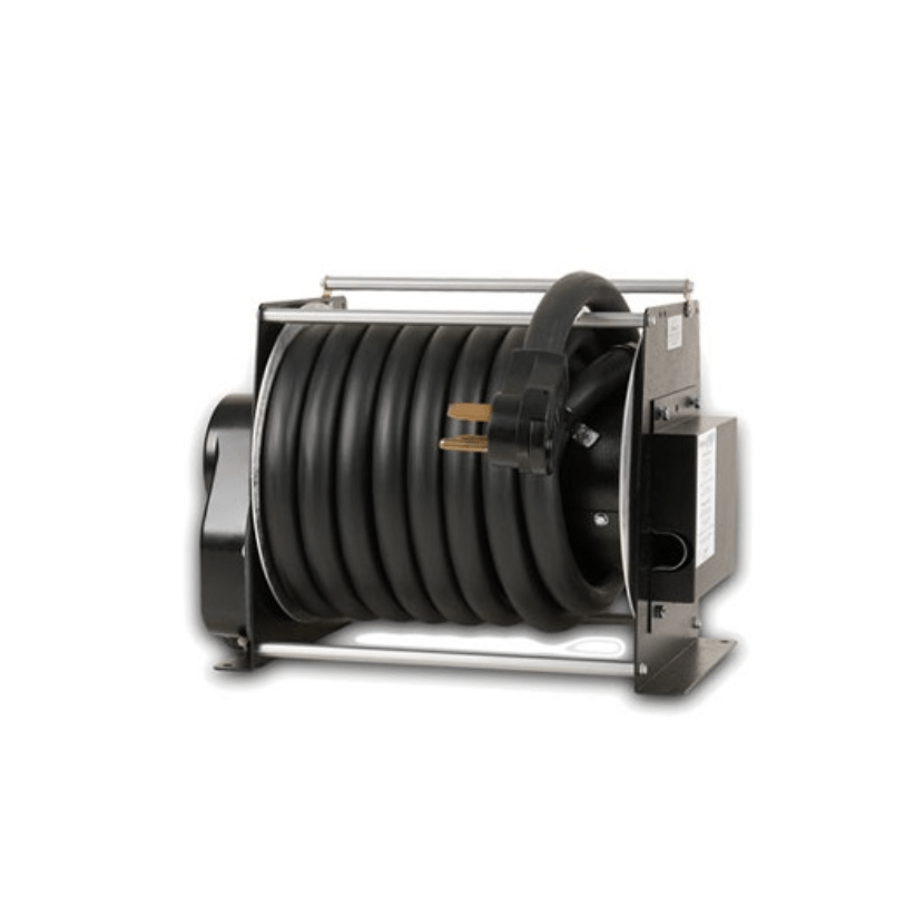 Shoreline Reels - Power Cord Reel, Electrical Operated, With 33' Of 50 Amp Cord - Young Farts RV Parts