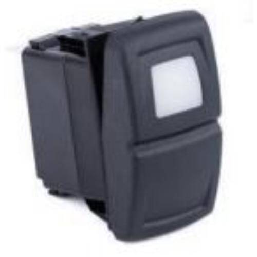 Sierra Marine Contura XIV Rocker Switch; 12 Volt DC; 20 Amp - Red Illuminated; Black - RK19030 - Young Farts RV Parts