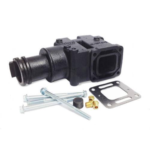 Sierra Marine Exhaust Manifold Riser - With Exhaust Elbow Gasket/ Pipe Plug/ Riser Bolt - 18 - 1976 - 2 - Young Farts RV Parts