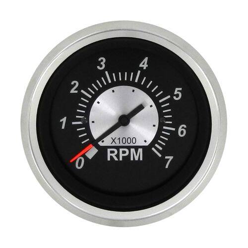 Sierra Marine Tachometer - Black Sterling Series; Aftermarket; 3