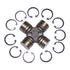 Sierra Marine Universal Joint - With Outside Retaining Clip; 4 Grooved Bearing - 186406 - Young Farts RV Parts