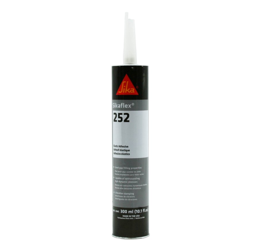 Sikaflex 252 Adhesive, 10.5 Oz Tube - Black - Young Farts RV Parts