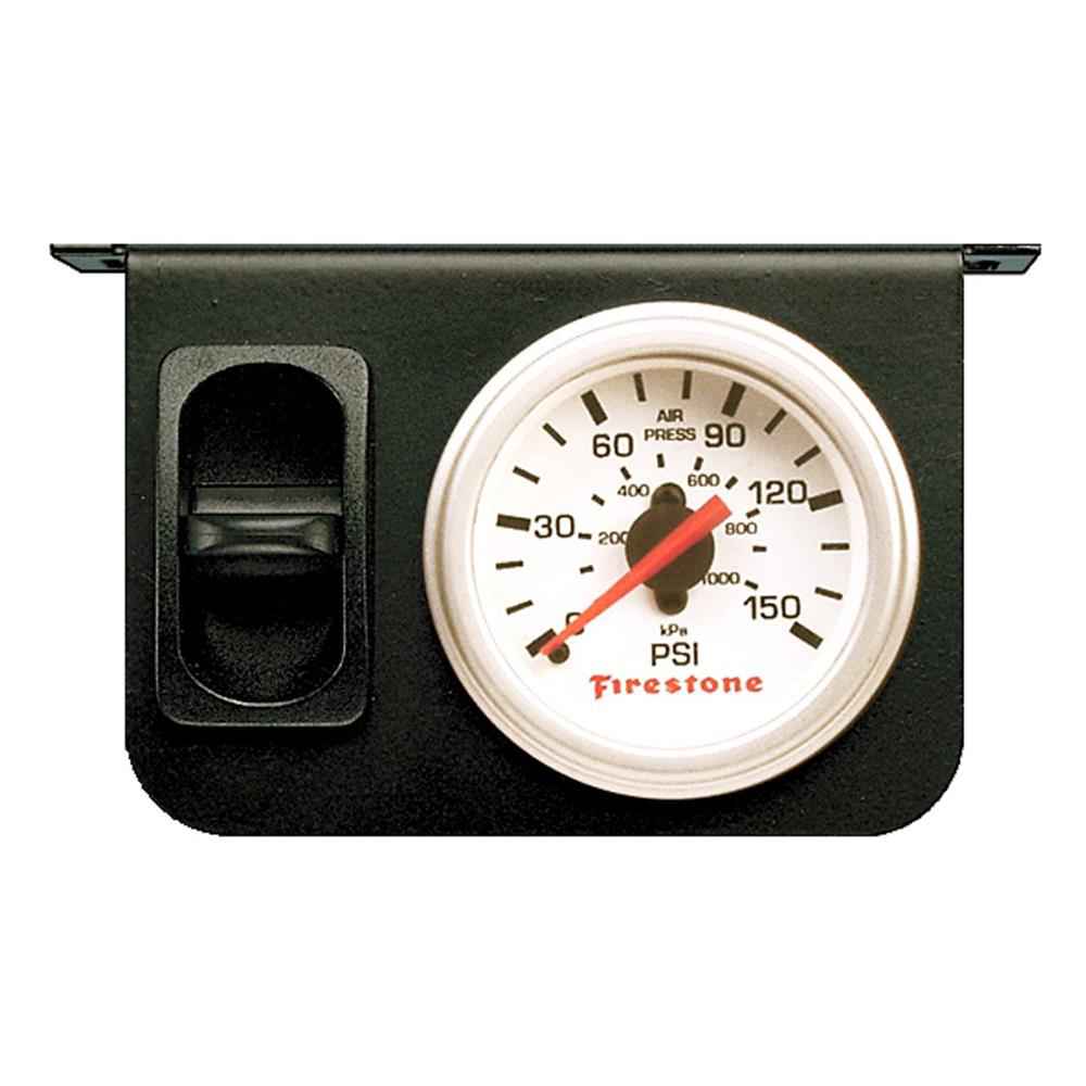 Single Gage White Air Accessory - Young Farts RV Parts
