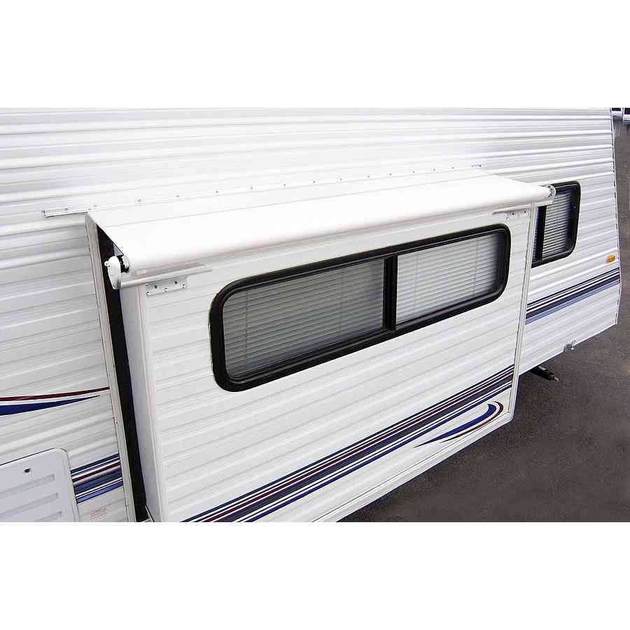 Slideout Cover Awning 109" Black - Young Farts RV Parts