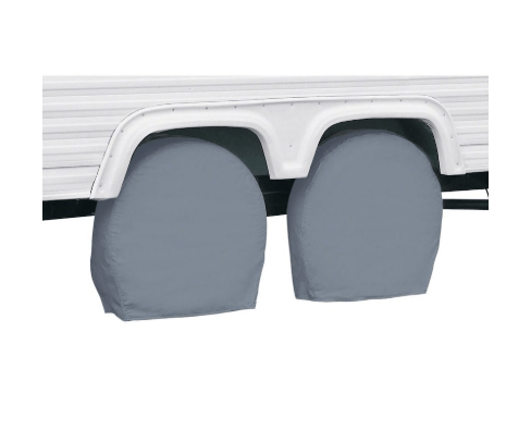 (S/O) Wheel Cover 32" - 34.5" Pair - Gray - Young Farts RV Parts