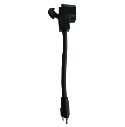 SouthWire Corp. 15AM30AF12 Power Cord Adapter 15 Amp Male x 30 Amp Female 12" - Young Farts RV Parts