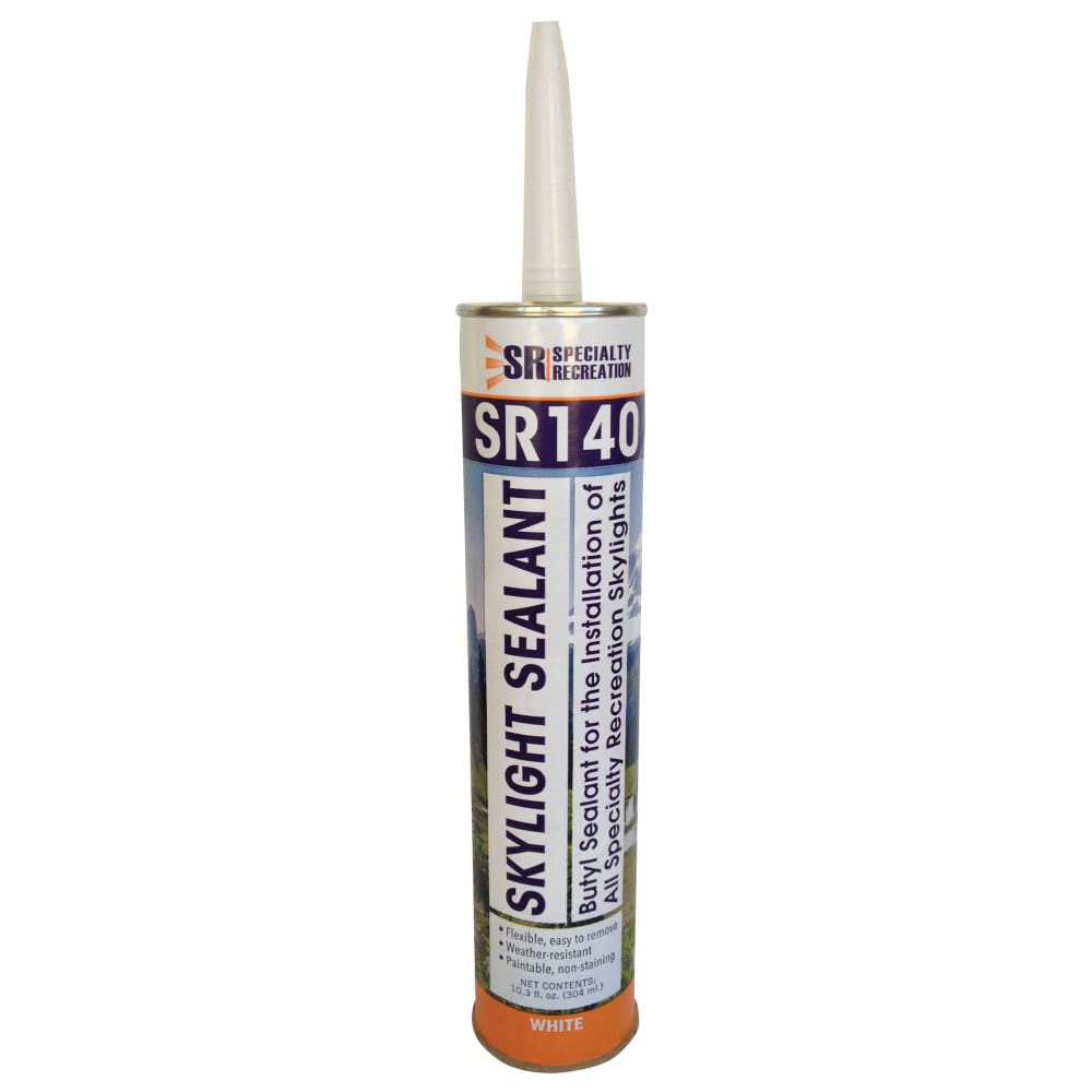 Specialty Recreation SR140 Butyl Skylight Sealant Tube 10.3 Oz, White - Young Farts RV Parts