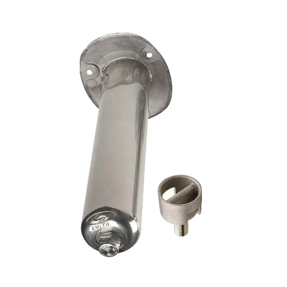 Stainless Steel Flush Mount Rod Holder - 0 Degree - Young Farts RV Parts
