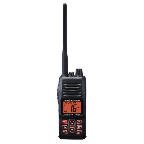 STANDARD HORIZON VHF HX400 Handheld Radio - Backlit LCD Display; Black - HX400 - Young Farts RV Parts
