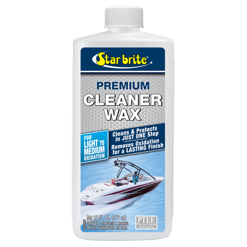 Star Brite Premium Marine Wax Liquid 16 Ounce Bottle; Single - 089616P - Young Farts RV Parts