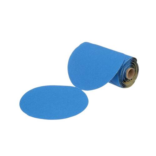 Stikit Sandpaper - 6" Diameter; 80 Grit; Blue; 5 Rolls Per Case - 36202 - Young Farts RV Parts