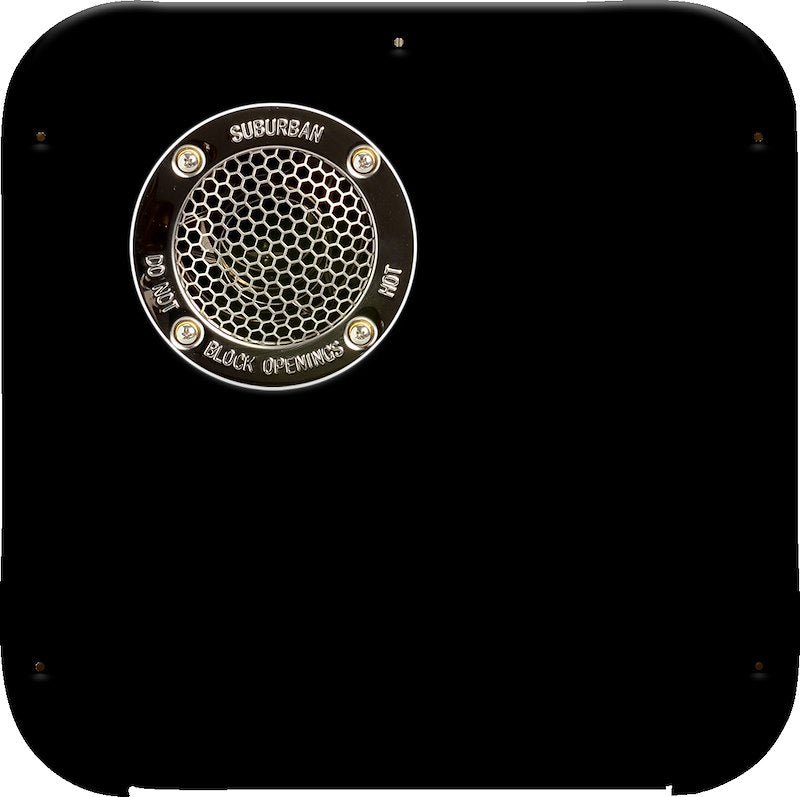 Suburban 6276AEB Water Heater Access Door (6 Gallon) - Black - Young Farts RV Parts