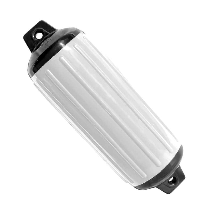 Super Gard 6.5" x 22" Inflatable Vinyl Fender - White - Young Farts RV Parts