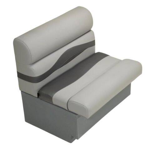 Taylor Made Platinum Series Boat Lounge Seat - Bench Seat; Charcoal - 803552 - Young Farts RV Parts
