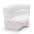 Taylor Made Platinum Series Boat Lounge Seat - Radius Corner Seat; White - 674645 - Young Farts RV Parts