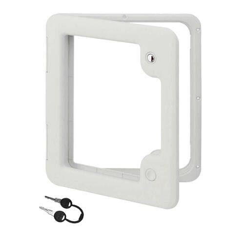 Thetford 2680580 Cassette Model 3 Access Door - White - Young Farts RV Parts