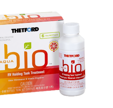 Thetford 96604 - AquaBio Holding Tank Treatment - 8 Oz - 6 Pack - Young Farts RV Parts