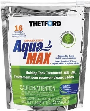 Thetford 96670 - AquaMax Waste Holding Tank Treatment Toss - Ins - Summer Cypress - 16 Ct - Young Farts RV Parts