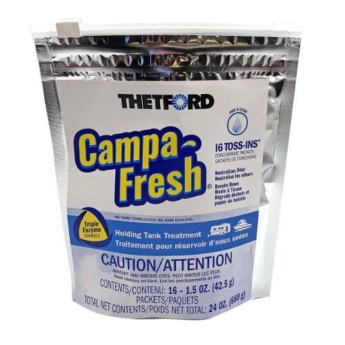 THETFORD Waste Holding Tank Treatment - Campa - Fresh; Treats 40 Gallon Holding Tank; 1.5 - 96726 - Young Farts RV Parts
