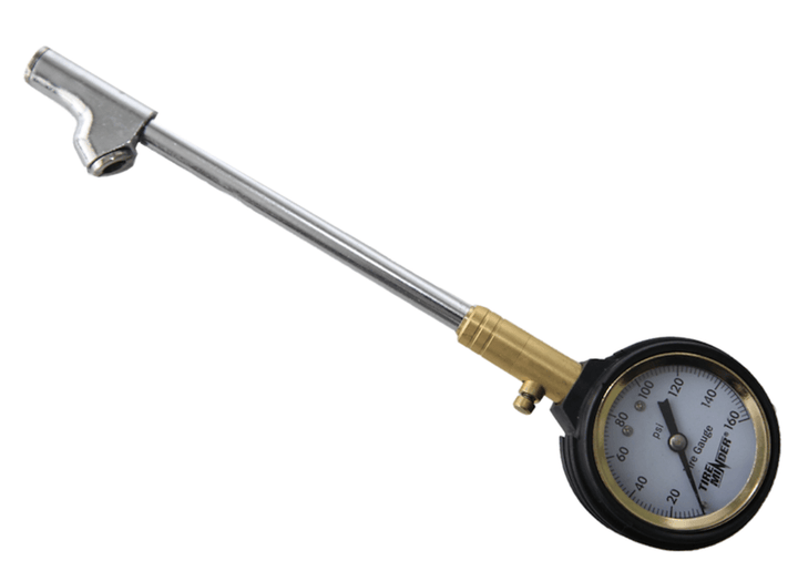 Tireminder Tire Pressure Gauge with 9" Stem - Young Farts RV Parts