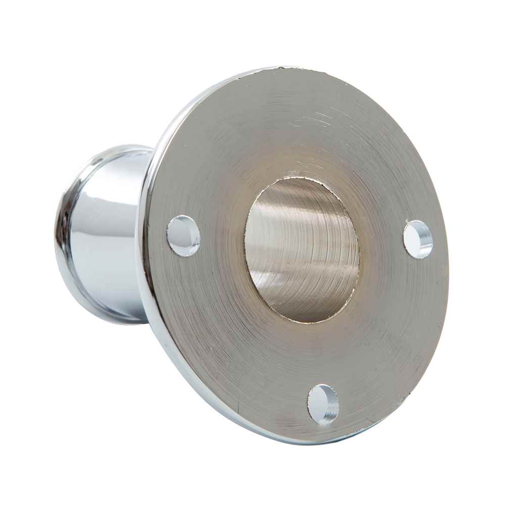Top - Mounted Flag Pole Socket CP/Brass - 3/4