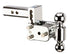 Trailer Hitch Ball Mount B&W Trailer Hitches TS10033C Tow & Stow Model 6, Class IV, Fits 2" Receiver, 10000 Pound Gross Trailer Weight/ 1000 Pound Tongue Weight, 3" Drop/ 3 - 1/2" Rise, Dual Ball - 2" And 2 - 5/16" - Young Farts RV Parts
