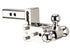 Trailer Hitch Ball Mount B&W Trailer Hitches TS10047C Tow & Stow Model 6, Class IV, Fits 2" Receiver, 10000 Pound Gross Trailer Weight/ 1000 Pound Tongue Weight, 3" Drop/ 3 - 1/2" Rise, Tri Ball - 1 - 7/8" And 2" And 2 - 5/16" - Young Farts RV Parts