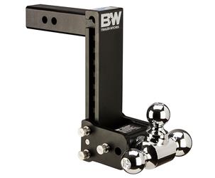 Trailer Hitch Ball Mount B&W Trailer Hitches TS10050B Tow & Stow Model 12, Class IV, Fits 2