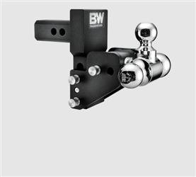 Trailer Hitch Ball Mount B&W Trailer Hitches TS10064BMP Tow & Stow ®, Fits 2" Receiver, 10000 Pound Gross Trailer Weight/ 1000 Pound Tongue Weight, 2 - 1/2" Drop/ 3 - 1/2" Rise - Young Farts RV Parts