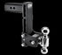 Trailer Hitch Ball Mount B&W Trailer Hitches TS20043B Tow & Stow „¢, Class V, Fits 2 - 1/2" Receiver, 14500 Pound Gross Trailer Weight/ 1450 Pound Tongue Weight, 9" Drop/ 9 - 1/2" Rise, Dual Ball 2" (Rated at 7500 Pounds) And 2 - 5/16" (Rated At 14500 Pounds) - Young Farts RV Parts