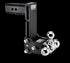 Trailer Hitch Ball Mount B&W Trailer Hitches TS20050B Tow & Stow ™, Class V, Fits 2 - 1/2" Receiver, 14500 Pound Gross Trailer Weight/ 1450 Pound Tongue Weight, 9" Drop/ 9 - 1/2" Rise, Tri Ball - 1 - 7/8" (Rated At 3500 Pounds)And 2" (Rated At 7500 Pounds) And 2 - Young Farts RV Parts