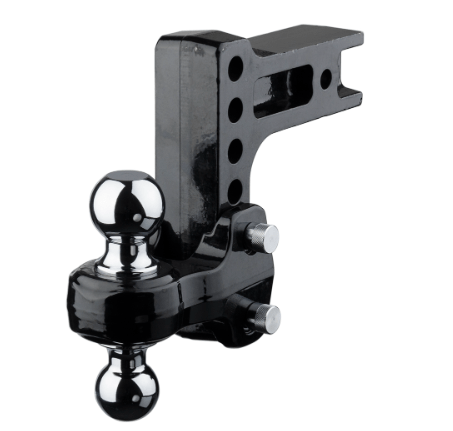 Trailer Hitch Ball Mount Fastway Trailer Products 49 - 00 - 5625 Flash ™, Class V, Fits 2 - 1/2" Receiver, 20000 Pound Gross Trailer Weight/ 2000 Pound Tongue Weight, Adjustable, 6" Drop/ 7" Rise, Non - Swivel, Non Extendable, Steel, With 2" and 2 - 5/16" Chrome Ba - Young Farts RV Parts