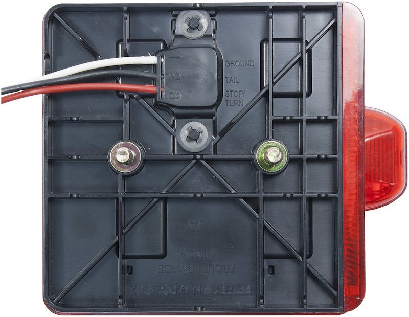 Trailer Light Peterson Mfg. V844 Stop/ Turn/ Tail Light, 6/7 LED, Red, 4.61" Width x 1.8" Height - Young Farts RV Parts