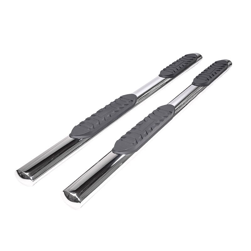 TRAILFX 4 Inch Oval Straight Pol Stainless Steel Rocker Panel Mount A1532S - Young Farts RV Parts