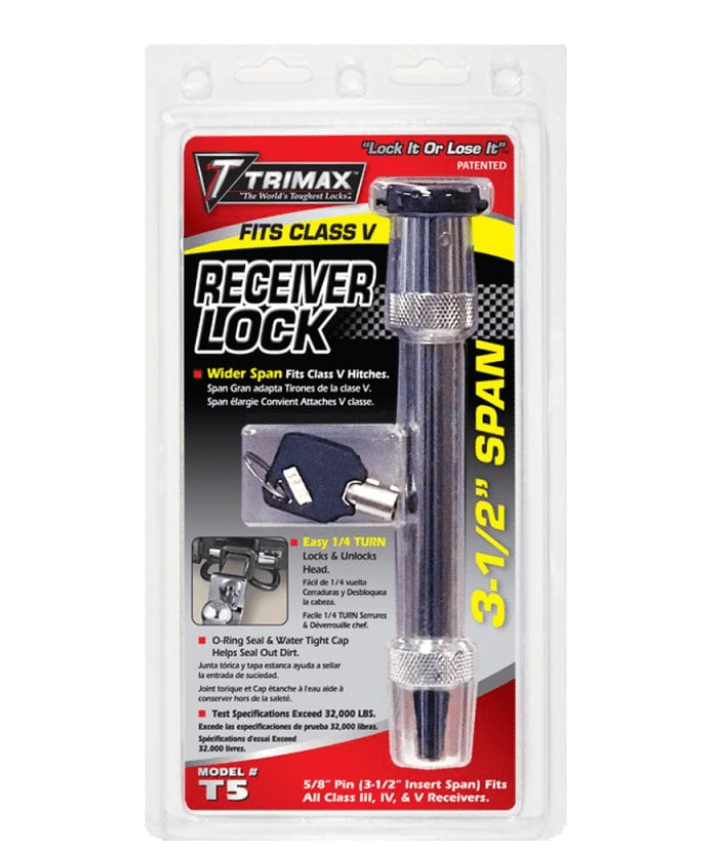 Trimax Locks T5 Barbell Type Trailer Hitch Pin - Young Farts RV Parts